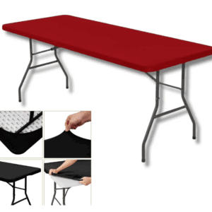 Forro de mesa plegable (color: verde, celeste, blanco)